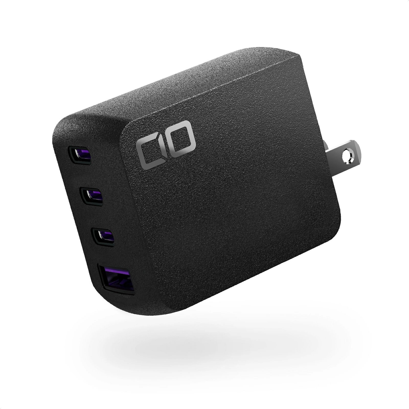 NovaPort QUAD II 100W 3C1A(ブラック)｜CIO 急速充電器 PD [世界最小級 CIO独自技術 NovaIntelligence NovaEngine搭載] 4ポート USB-C×3 + USB-A×1 ACアダプター コンセント 軽量 iPhone 15 Android Galaxy MacBook iPad向け ノートPC [2528]