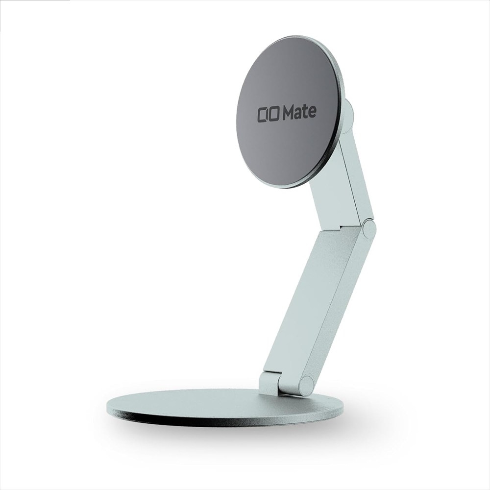 CIO スマホスタンド 卓上 iPhone マグネット式 マグセーフ MagSafe 折りたたみ 角度調整 Mate Magnet Stand カームブルー｜小型 軽量 おしゃれ 便利 [2709]