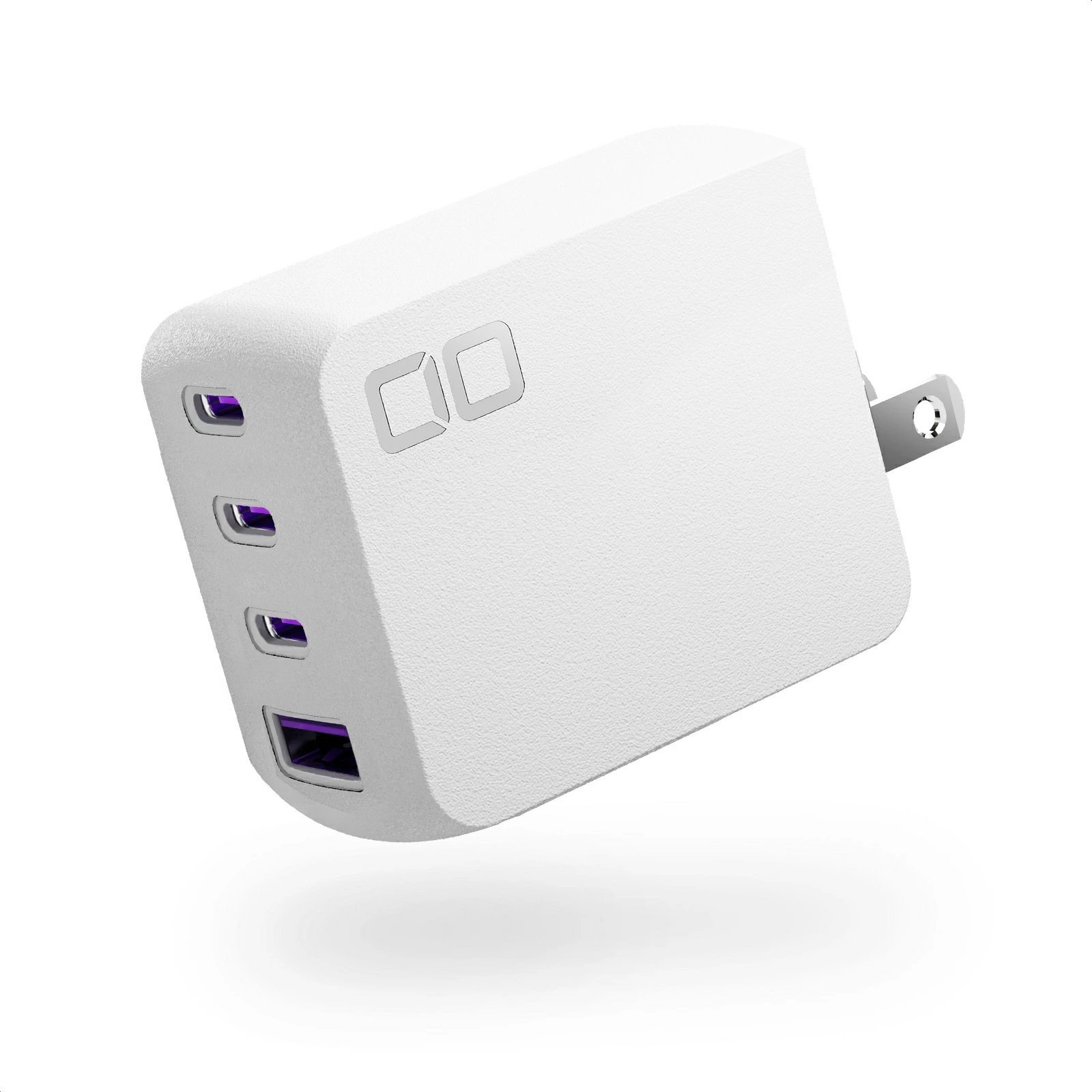 NovaPort QUAD II 100W 3C1A(ホワイト)｜CIO 急速充電器 PD [世界最小級 CIO独自技術 NovaIntelligence NovaEngine搭載] 4ポート USB-C×3 + USB-A×1 ACアダプター コンセント 軽量 iPhone 15 Android Galaxy MacBook iPad向け ノートPC [2529]