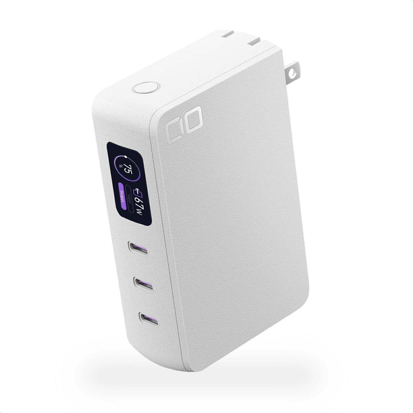 SMARTCOBY Pro PLUG II67W3C (ホワイト)｜CIO ACアダプター モバイルバッテリー 充電 充電器 iPhone スマートフォン スマホ [2535]