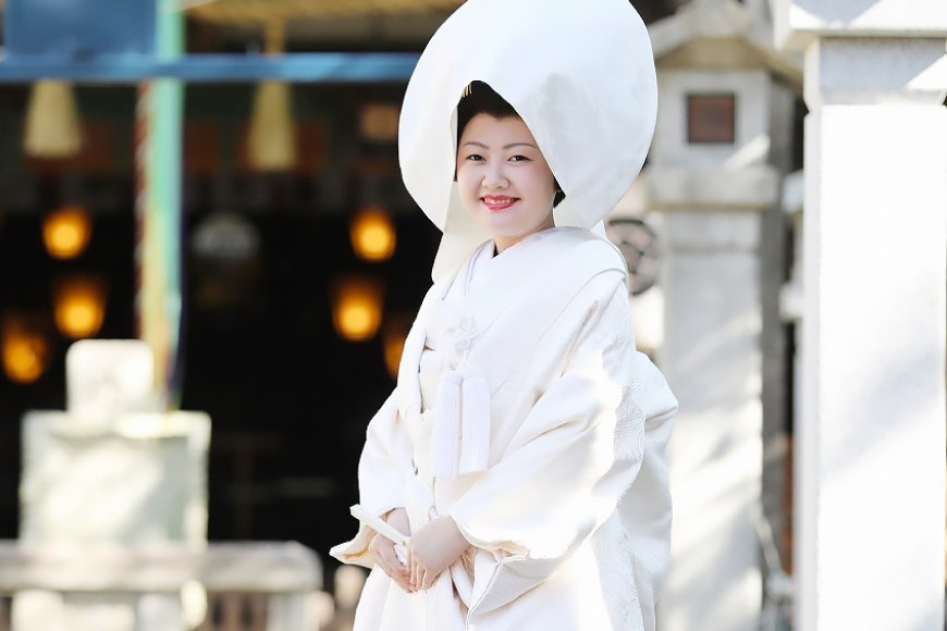 和装ウェディング レンタル衣装 着付け ヘアメイク＋撮影｜おしゃれ工房ワタカベ 大阪府 守口市 メイク 神前式 前撮り 撮影 白無垢 羽織袴 [0705]