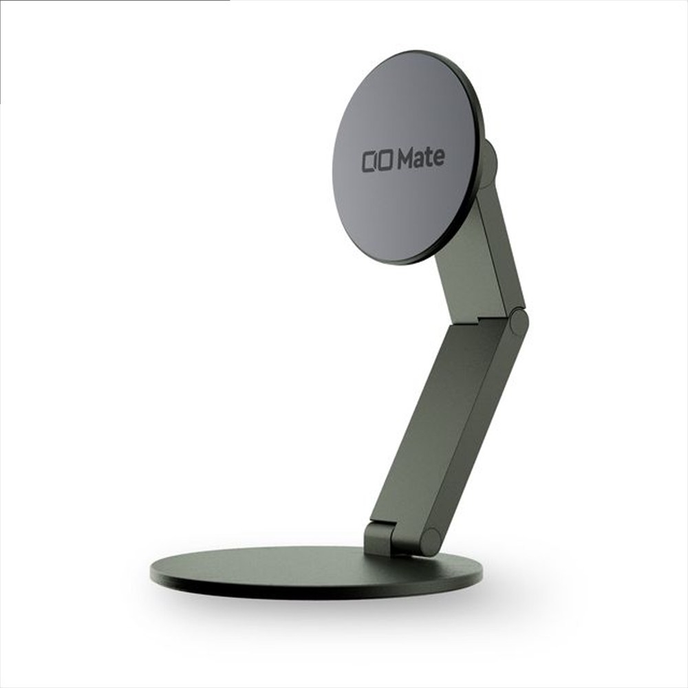 CIO スマホスタンド 卓上 iPhone マグネット式 マグセーフ MagSafe 折りたたみ 角度調整 Mate Magnet Stand モスグリーン｜小型 軽量 おしゃれ 便利 [2708]