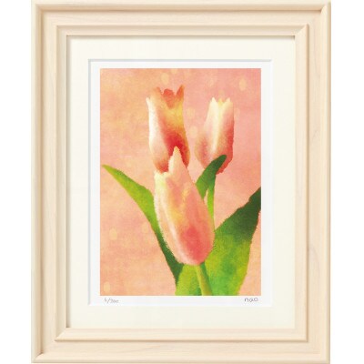 イラスト作家「菜生」アートフレーム〈チューリップB〉花【1675709】