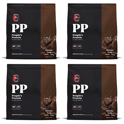 Protein Nationピープルズプロテインチョコレート風味　2.8kg(700g×4袋セット)【1589999】