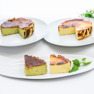 茨木バスクチーズケーキ　ホール　プレーン　ピスタチオ【配送不可地域：離島】【1436428】