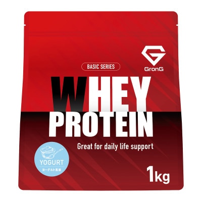 グロング ホエイプロテイン ベーシック ヨーグルト風味 1kg【1612640】