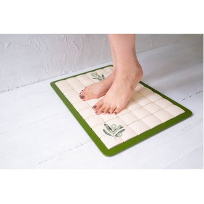 珪藻土タイルバスマット Mサイズユーカリ【1277171】