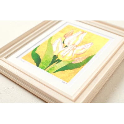 イラスト作家「菜生」アートフレーム〈チューリップC〉花【1675710】