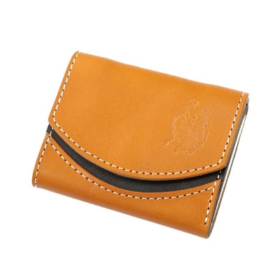 【ちゃんと地球に還る革】クアトロガッツ ミニ財布 小さいふ。ペケーニョ キャラメル 栃木レザー【1270358】