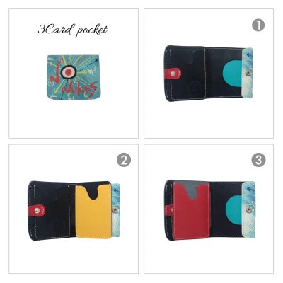 クアトロガッツ ミニ財布 小さいふ。コンチャ NONUKES 栃木レザー【1615886】