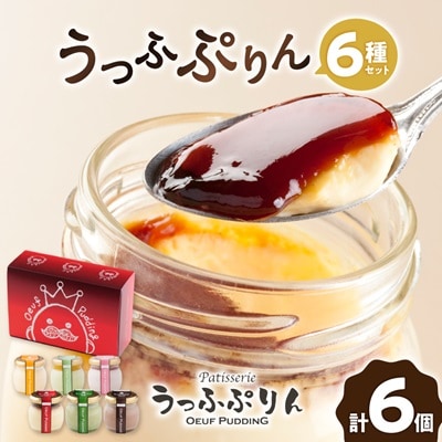 うっふぷりん6種セット　6個入【配送不可地域：離島】【1440611】