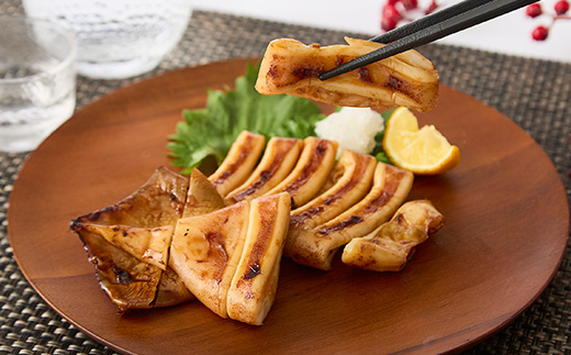 【直火焼き魚】肉厚するめいか照焼 2杯入 加熱済【配送不可地域：離島】【1700243】