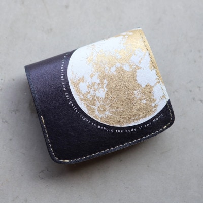 クアトロガッツ ミニ財布 小さいふ。コンチャ 月面着陸 JAPANレザー【1615984】