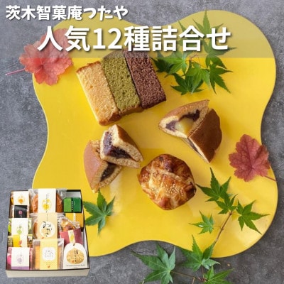 つたや人気製品お試しセット12個入り　和洋折衷菓子【1435881】