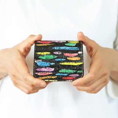 クアトロガッツ ミニ財布 小さいふ。コンチャ LGBT 栃木レザー【1615899】