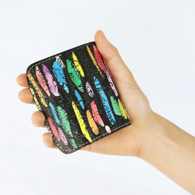 クアトロガッツ ミニ財布 小さいふ。コンチャ LGBT 栃木レザー【1615899】