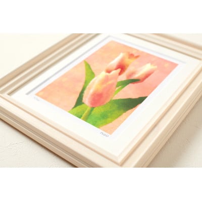 イラスト作家「菜生」アートフレーム〈チューリップB〉花【1675709】