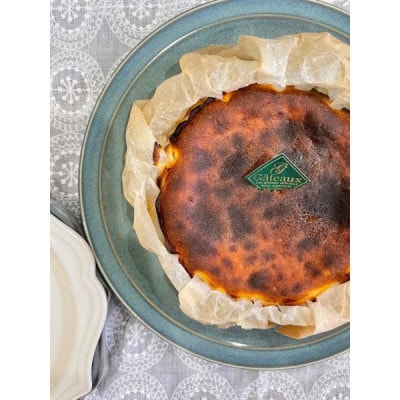 茨木バスクチーズケーキ　ホール12cm　1個　　茨木シフォンケーキプレーン1個【配送不可地域：離島】【1452318】