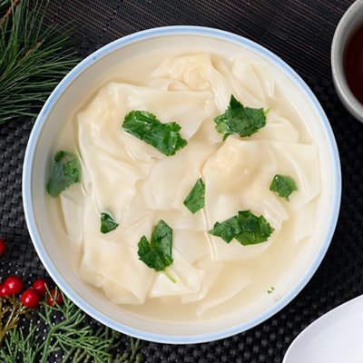 《約8人前》藤熊　お魚すり身ワンタン【スープ付き】4パック入り　レンチン簡単調理　【配送不可地域：離島】【1588859】