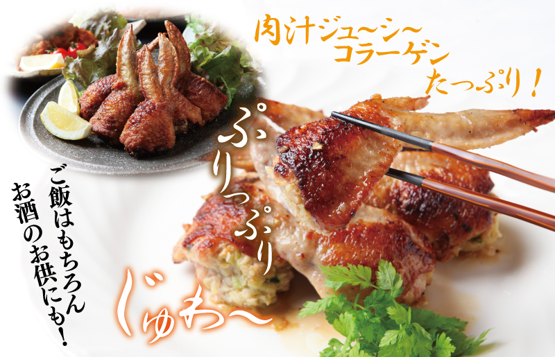 手羽先餃子14本 日本料理屋のお惣菜 さのうまみ鶏 010B1492