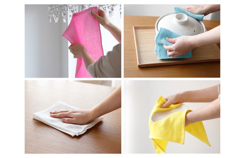 ムコタオル むこふきん 5色5枚セット