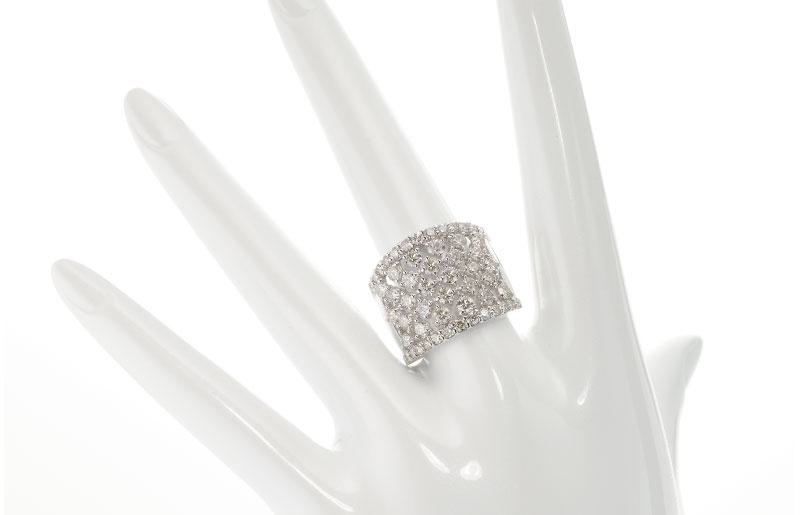 ARC-EN-CIEL プラチナ ダイヤリング（計 3.0ct）【鑑別書付き ジュエリー プレゼント ギフト ファッション アクセサリー 贈り物 贈答 お祝い 記念日】