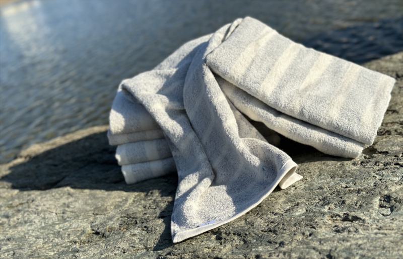 【THE EARTH TOWEL】10枚セットフェイスタオル／速乾泉州タオル（ブラウン）【泉州タオル 国産 吸水 普段使い シンプル 日用品】