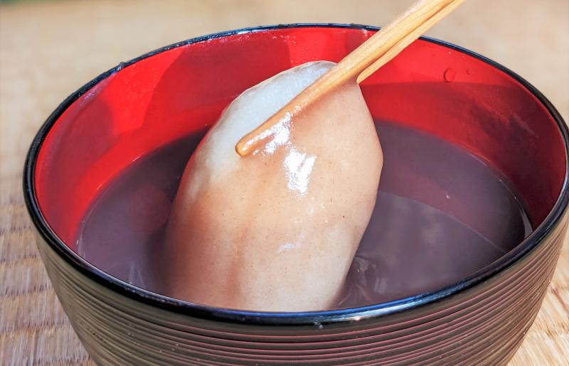 老舗和菓子屋さんの杵つき生丸餅（白）12個＆こしあん 200g×3セット