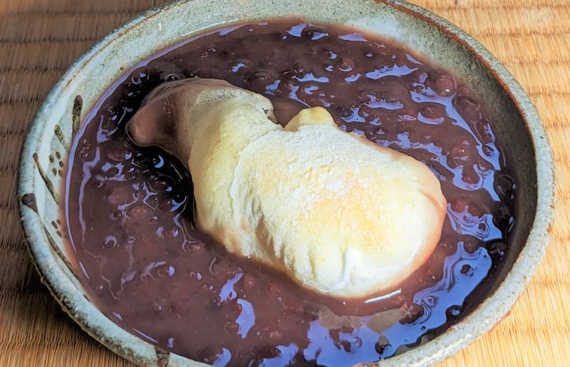 老舗和菓子屋さんの杵つき生丸餅（白）12個＆つぶあん 200g×3セット