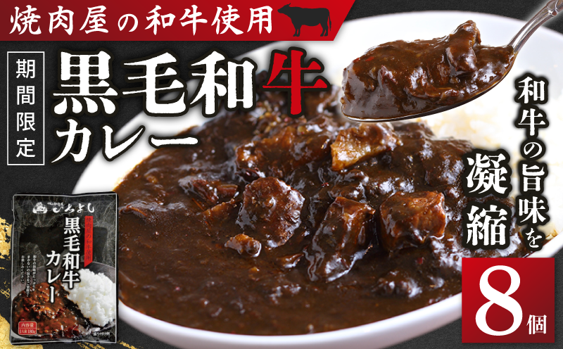 【期間限定】焼肉問屋いちよし 和牛カレー 180g×8個 G1363-1