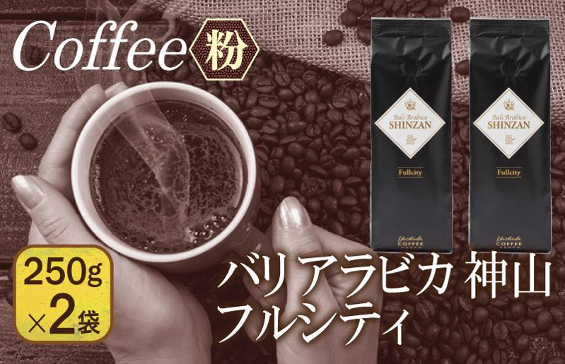 バリアラビカ神山フルシティ　250g×2袋／粉 【珈琲 こーひー コーヒー 自家焙煎 オリジナル ギフト キャンプ アウトドア 家計応援】