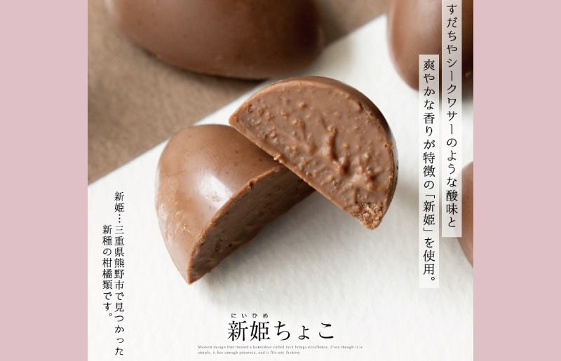 【スピード発送】新姫(にいひめ)チョコレート 2箱セット  瀧のしずく