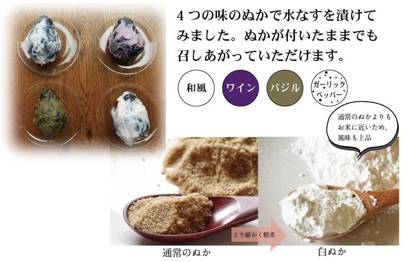 【年内発送】水なすの白ぬか漬けと水なすピクルスの食べ比べ8個セット いずみピクルス NSW スピード発送【特別寄附金額】 G1469