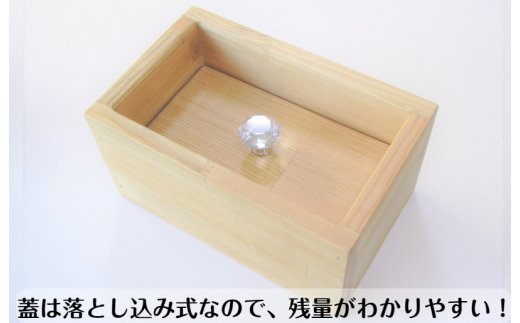 手作り木製マスクストッカー「ナチュラル」クリスタルノブ仕様