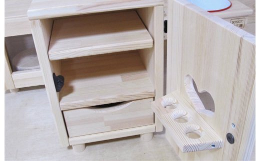 手作り木製 ままごとセット（ほぼフルセット） 素材色バージョン 099H2150