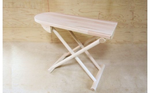 手作り木製 アイロン台（アイロン付き）
