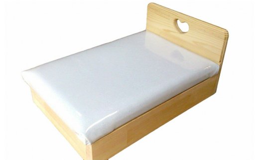 手作り木製 お人形用ベッド 099H2192