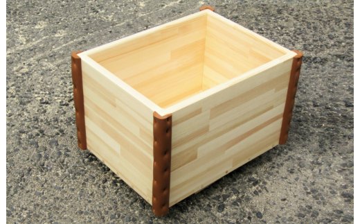 手作り木製 おもちゃ箱 099H2193