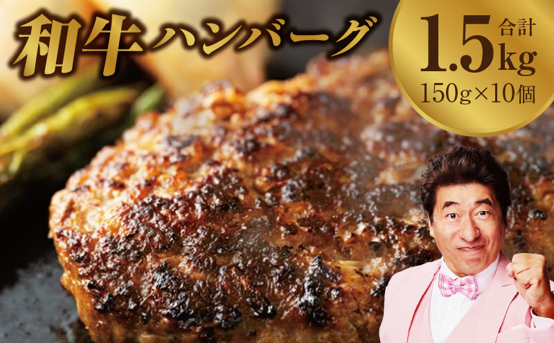 国産 牛肉 100% ハンバーグ 1.5kg（150g×10個） G1378