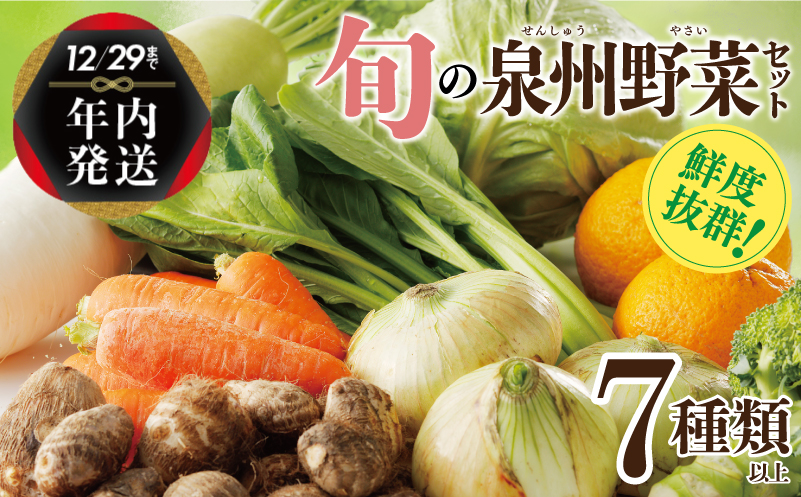 【年内発送】旬の野菜セット 詰め合わせ 7種類以上 国産 新鮮 お試し おまかせ お楽しみ 年内お届け 005A443y