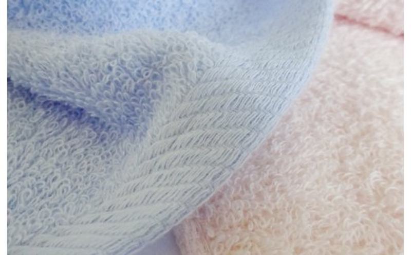 泉州タオル「普段使いにぴったりのミニバスタオル」５枚セット（パステル系）【泉州タオル 国産 吸水 普段使い 無地 シンプル 日用品 家族 ファミリー】