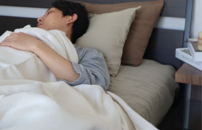 【tissu de coton/ダブルガーゼ】シングルフラットシーツ＆ピローケースセット（オリーブ）