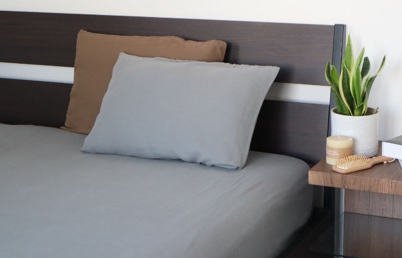 【tissu de coton/ダブルガーゼ】泉州南部織 ピローケース 1枚（グレー）＜スピード発送＞