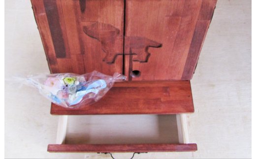 手作り木製ペット用仏壇・メモリアル プリザのお花付き 099H2117