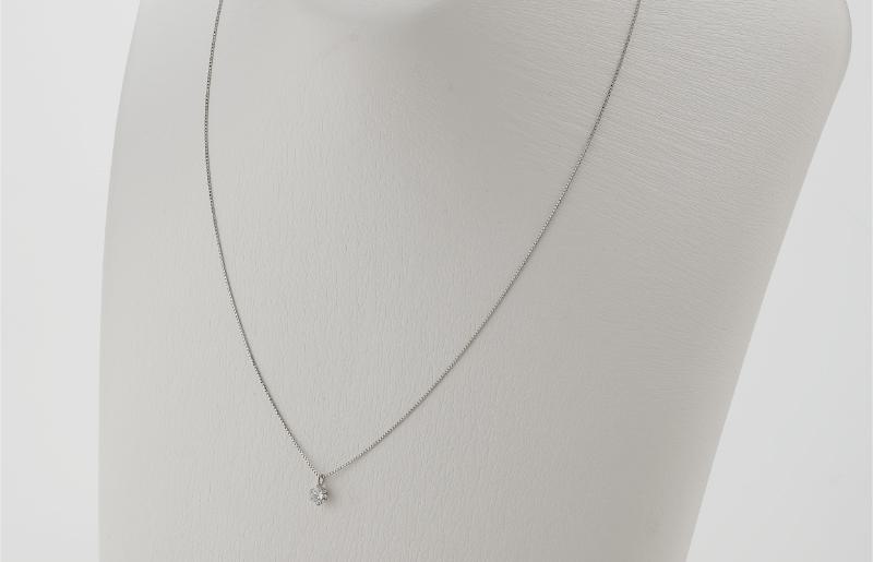 アルカンシェル プラチナ ダイヤ プチペンダント（計0.2ct）【鑑別書付き ジュエリー プレゼント ギフト ファッション アクセサリー 贈り物 贈答 お祝い 記念日】