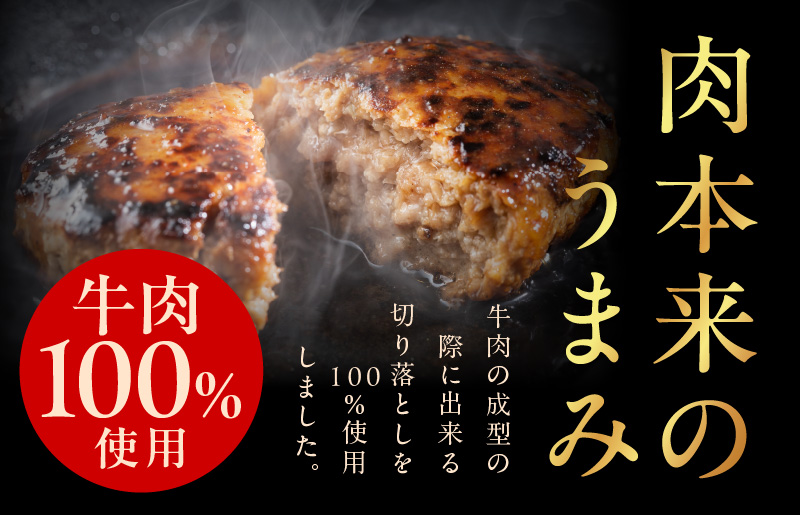 無添加 牛肉100％ ハンバーグ 4個 合計 600g 個包装 G863