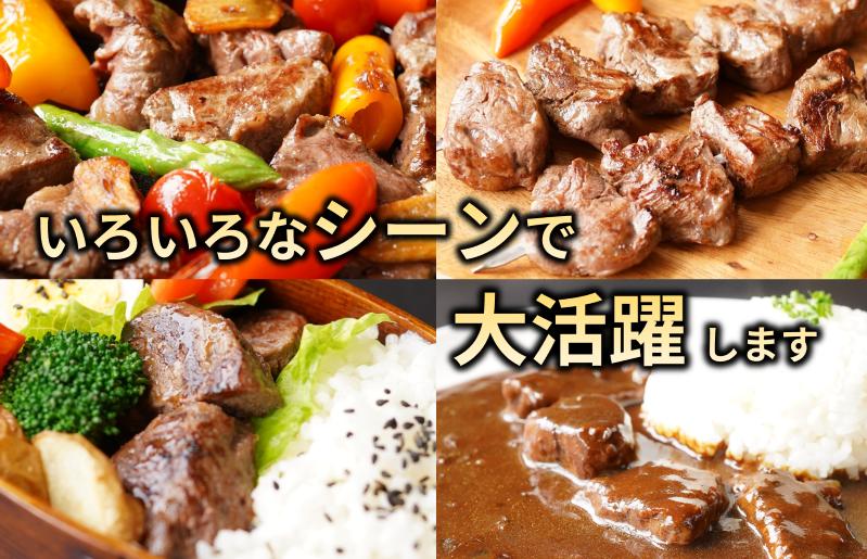 【訳あり】牛ヒレ肉のサイコロステーキ 1.2kg 丸善味わい加工 099H2577