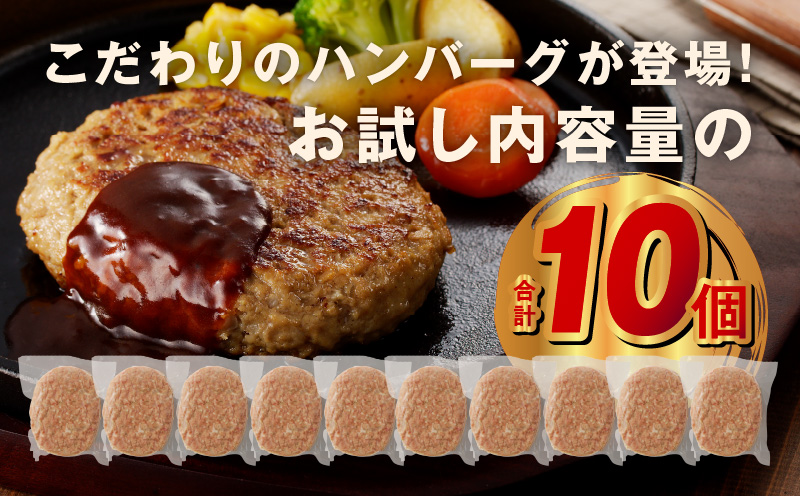 【黒毛牛肉100%】極み ハンバーグ 1.8kg（180g×10個）簡単調理 焼くだけ 180g 生ハンバーグ 訳あり サイズ不揃い 099H2934