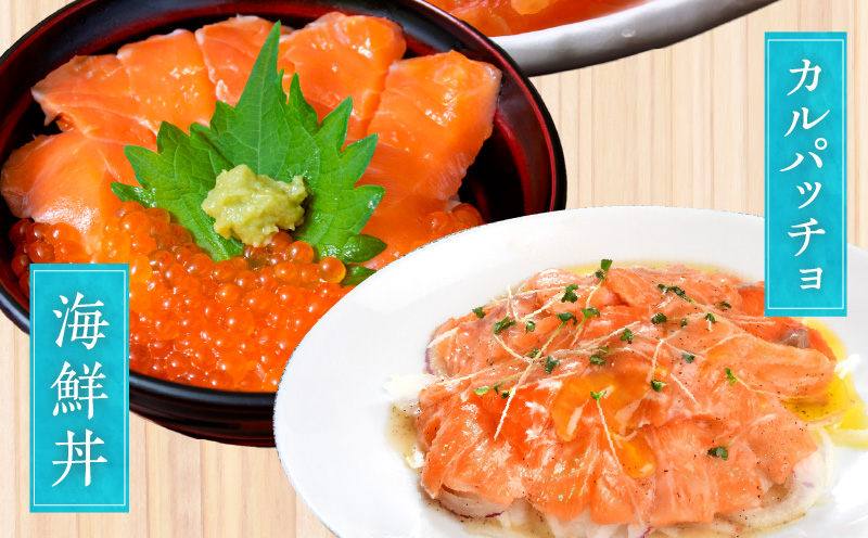 【数量限定】お刺身用 サーモン 1kg ブロック 小分け 約250g×4P ポーション 柵 訳あり サイズ不揃い