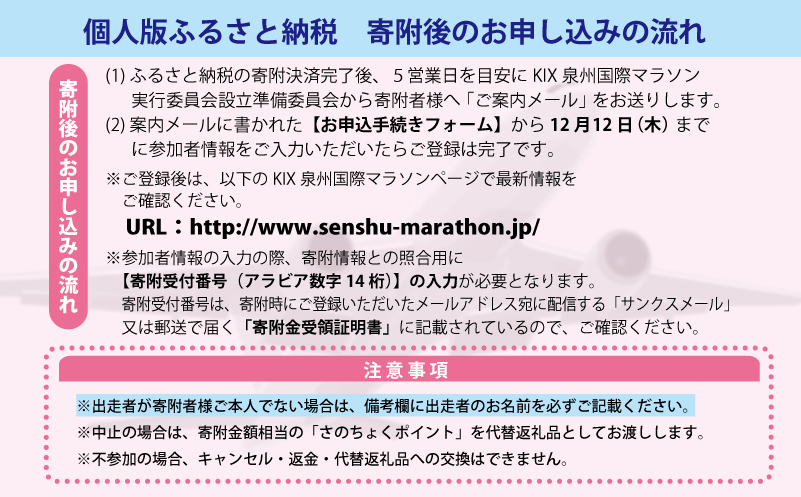 第32回KIX泉州国際マラソン大会 ハーフマラソン（21.0975km）出走権 099H3091